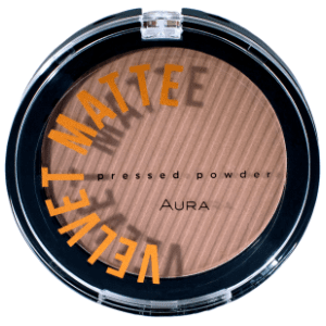 AURA Velvet matte kompaktni puder 315 toffee