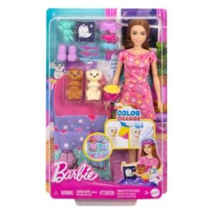 Lutka Pidžama party sa kucom BARBIE