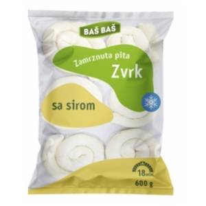 BAŠ BAŠ smrznuta pita sa sirom 600g