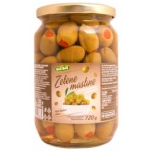 BAŠ BAŠ zelene masline punjene sa paprikom 720ml