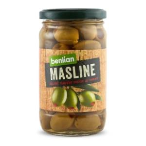BENLIAN zelene masline sa paprikom 360g