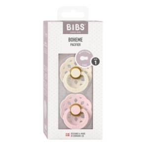 BIBS duda Boheme ivory & blossom (0-6m) 2kom