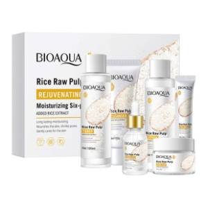 BIOAQUA set za negu lica 6u1 Pirinčana pulpa