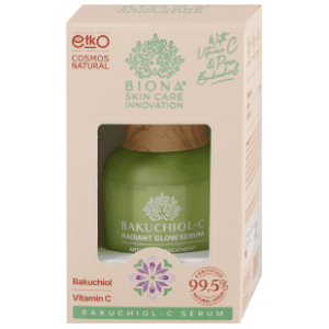 BIONA Bakuchiol vitamin C radiant glow serum za lice 50ml