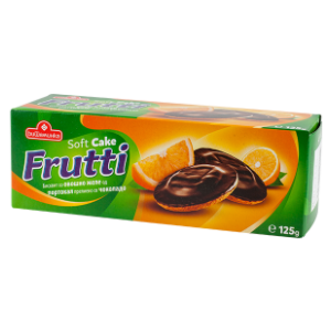Biskvit FRUTTI pomorandža 125g