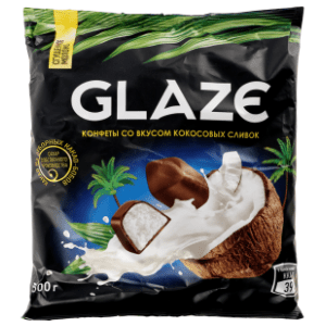 Bombone GLAZE kokos 500g