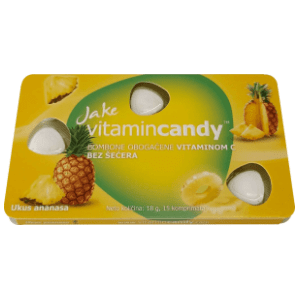Bombone JAKE Vitamin candy ananasa 18g