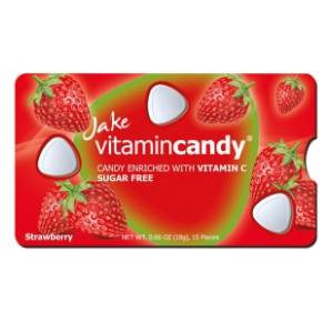 Bombone JAKE Vitamin candy jagoda 18g