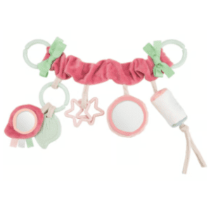 CANPOL BABIES igračka za kolica Niz pastel friends roze