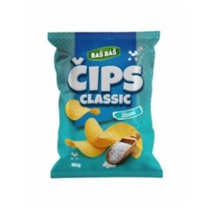 Čips BAŠ BAŠ Classic slani 150g