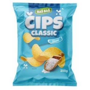 Čips BAŠ BAŠ Classic slani 200g