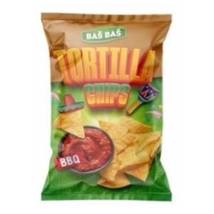 Čips BAŠ BAŠ tortilja bbq 125g