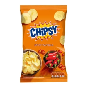 Čips CHIPSY plain spicy paprika 130g