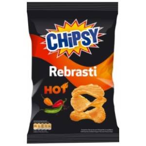 Čips CHIPSY rebrasti hot 130g