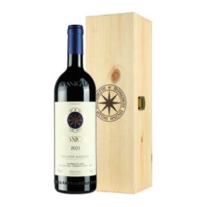 Crno vino SASSICAIA Wood box 0,75l