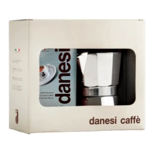 DANESI Moka pot + 2x250g mlevene kafe