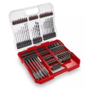 EINHELL 95-delni set bitova, burgija i nasadnih ključeva