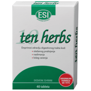 ESI Ten herbs dodatak ishrani tablete 40kom