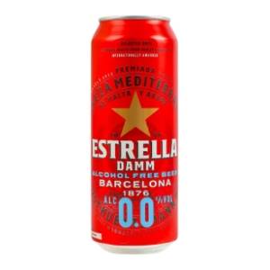 ESTRELLA DAMM bezalkoholno limenka 0,5l