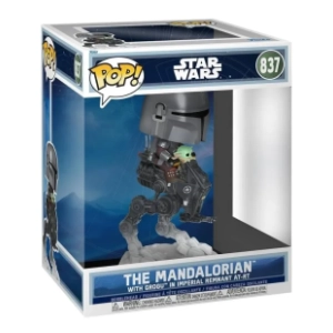 Figura The Mandalorian with Grogu in imperial remnant FUNKO