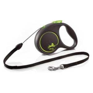 FLEXI New classic cord povodac za pse S 5m zeleni