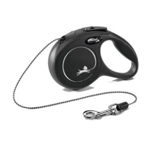 FLEXI New classic cord povodac za pse XS 3m crni