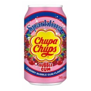 Gazirani sok CHUPA CHUPS bubble gum cherry 345ml