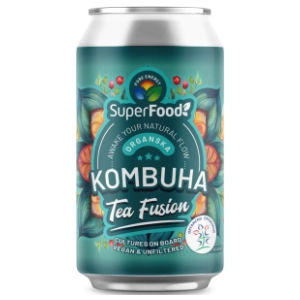 Gazirani sok SUPER FOOD Kombuha tea fusion 330ml