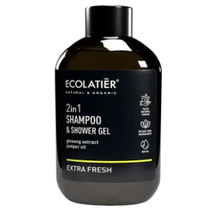 Gel za tuširanje i šampon 2u1 ECOLATIER Extra fresh 400ml