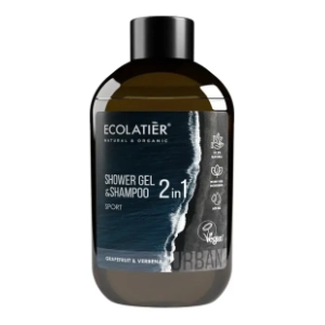 Gel za tuširanje i šampon 2u1 ECOLATIER Sport 600ml