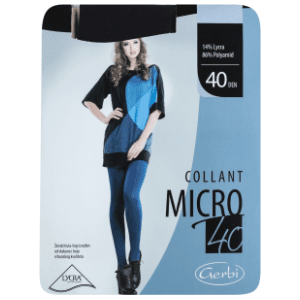 GERBI Collant micro hulahopke 40den crne L 4