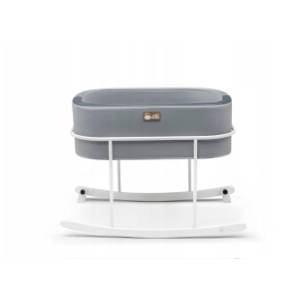 HANAH HOME kolevka Hier metal sivo-bela