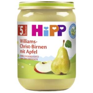 HIPP kašica kruška viljamovka jabuka 190g