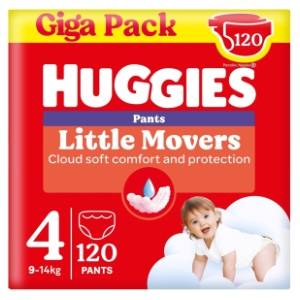 HUGGIES pelene pants Little Movers 4 120kom