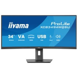 IIYAMA zakrivljeni monitor 34'' VA ProLite XCB3494WQSU-B1