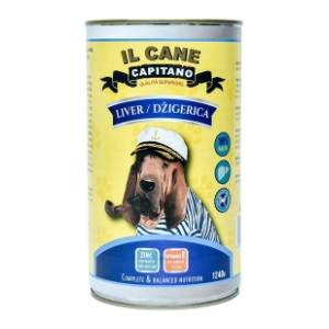 IL CANE CAPITANO hrana za pse džigerica 1,24kg