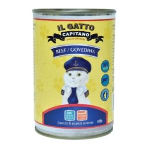 IL GATTO CAPITANO hrana za mačke govedina 415g
