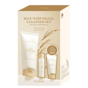 I'M FROM set Rice whip facial cleanser (čistači lica i toner)