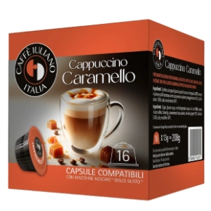 Kapsule CAFFE IULIANO Cappuccino karamela 16kom