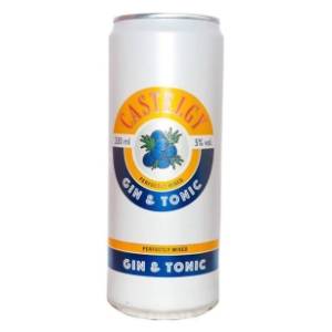 Koktel CASTELGY Gin tonic 5% 330ml