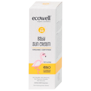 Krema za sunčanje ECOWELL Organska za bebe SPF50 110g