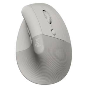 LOGITECH vertikalni bežični miš LIFT sivi