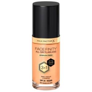 MAX FACTOR Facefinity 3u1 vegan tečni puder SPF20 W76 warm golden