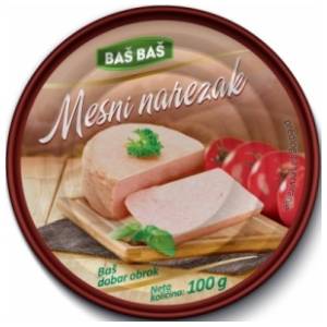 Mesni narezak  BAŠ BAŠ 100g