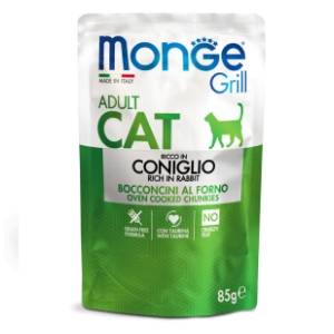 MONGE Grill adult sos za mačke zečetina 85g