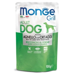 MONGE Grill adult sos za pse jagnjetina i povrće 100g