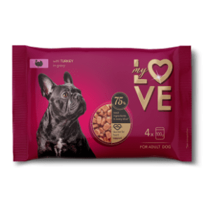 MY LOVE hrana za pse ćuretina 4x100g