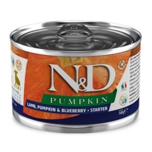N&D Pumpkin mini hrana za pse lamb & pumpkin & blueberry 140g