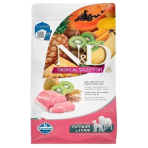 N&D Tropical pork medium&maxi hrana za pse 2kg