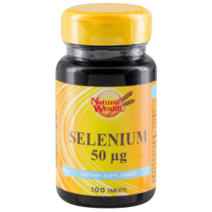 NATURAL WEALTH Selen 50mcg 100kom